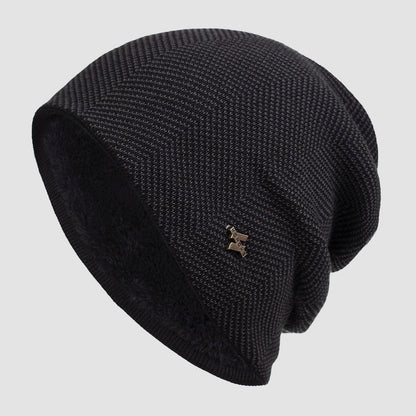 Men’s Winter Knit Beanie with Fleece Lining