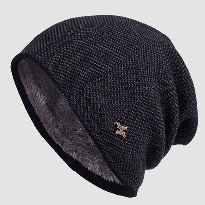 Men’s Winter Knit Beanie with Fleece Lining