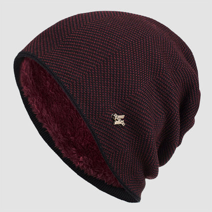 Men’s Winter Knit Beanie with Fleece Lining