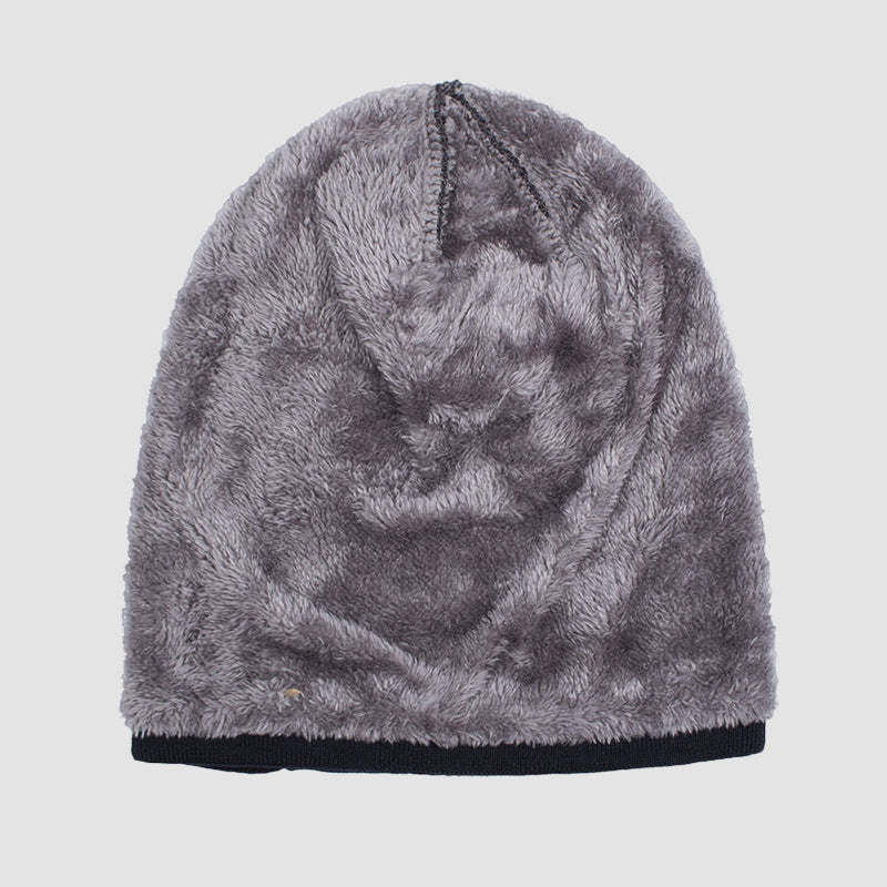 Men’s Winter Knit Beanie with Fleece Lining