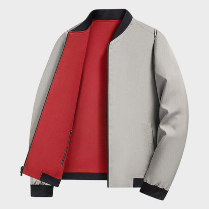 Men’s Convertible DualTone Bomber Jacket