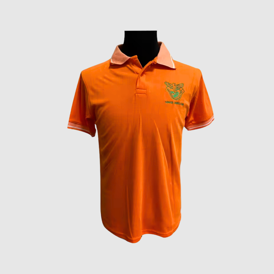 High Quality Cotton Polo Shirts Short Sleeve Orange