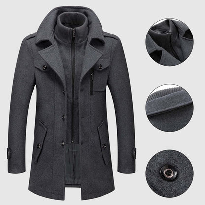 Men’s Wool Blend Weather-Ready Coat