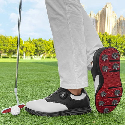 Olivier Marquisé Leather Golf Shoes with Spiked Sole