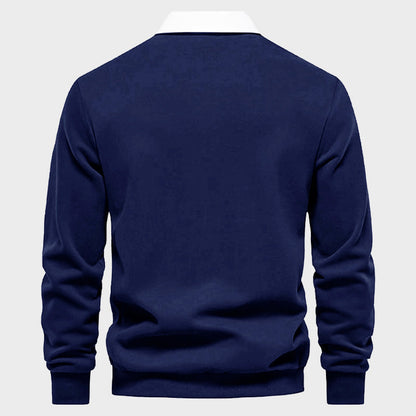 Refined Long Sleeve Polo Shirt