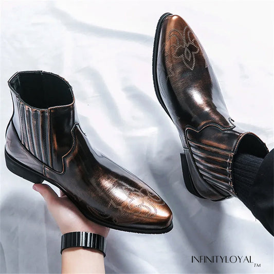 Regal Gold Chelsea Boots