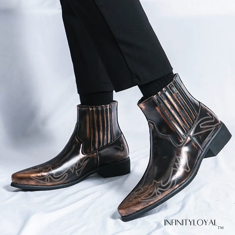 Regal Gold Chelsea Boots
