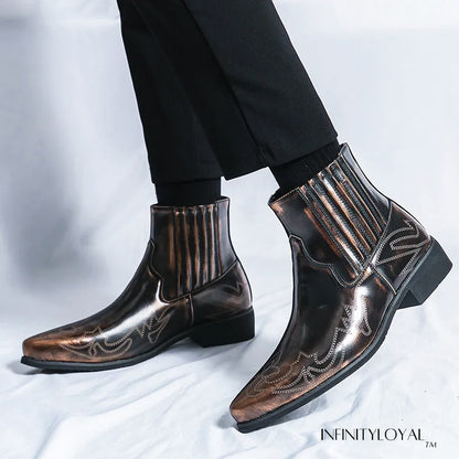 Regal Gold Chelsea Boots