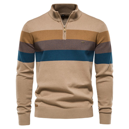 Ben Smith Turtleneck Striped Sweater