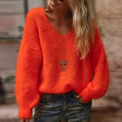 Soft Fluffy Loose Fit Sweater for Women