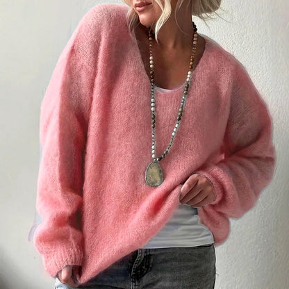 Soft Fluffy Loose Fit Sweater for Women