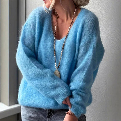 Soft Fluffy Loose Fit Sweater for Women