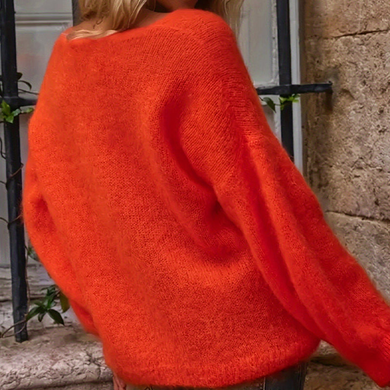 Soft Fluffy Loose Fit Sweater for Women