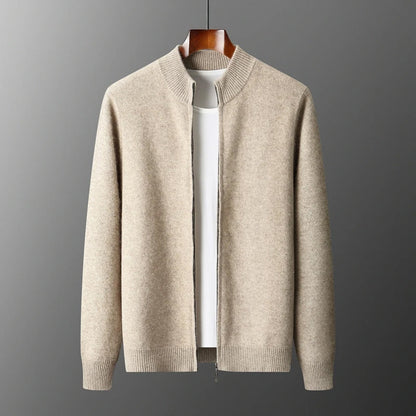 Sophisticated Cashmere Wool Men’s Cardigan