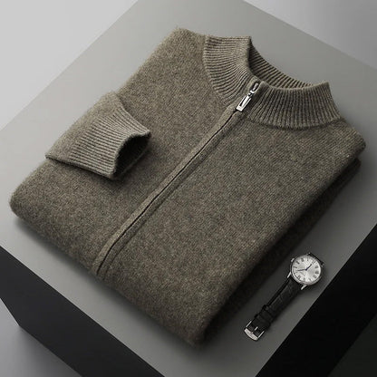 Sophisticated Cashmere Wool Men’s Cardigan
