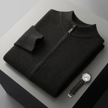 Sophisticated Cashmere Wool Men’s Cardigan