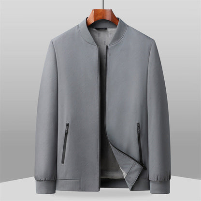 Steel Aura Bomber Jacket by James Scott