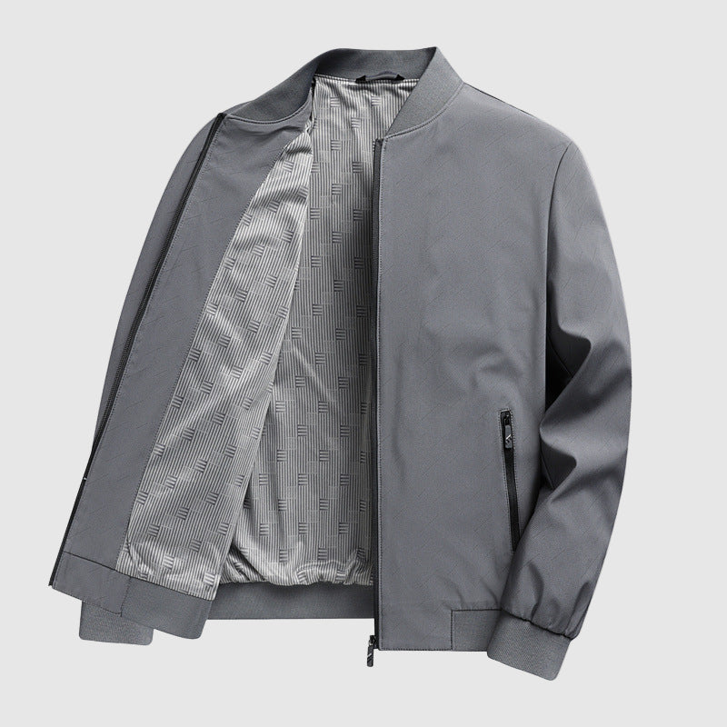 Steel Aura Bomber Jacket by James Scott