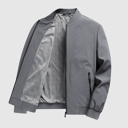 Steel Aura Bomber Jacket by James Scott