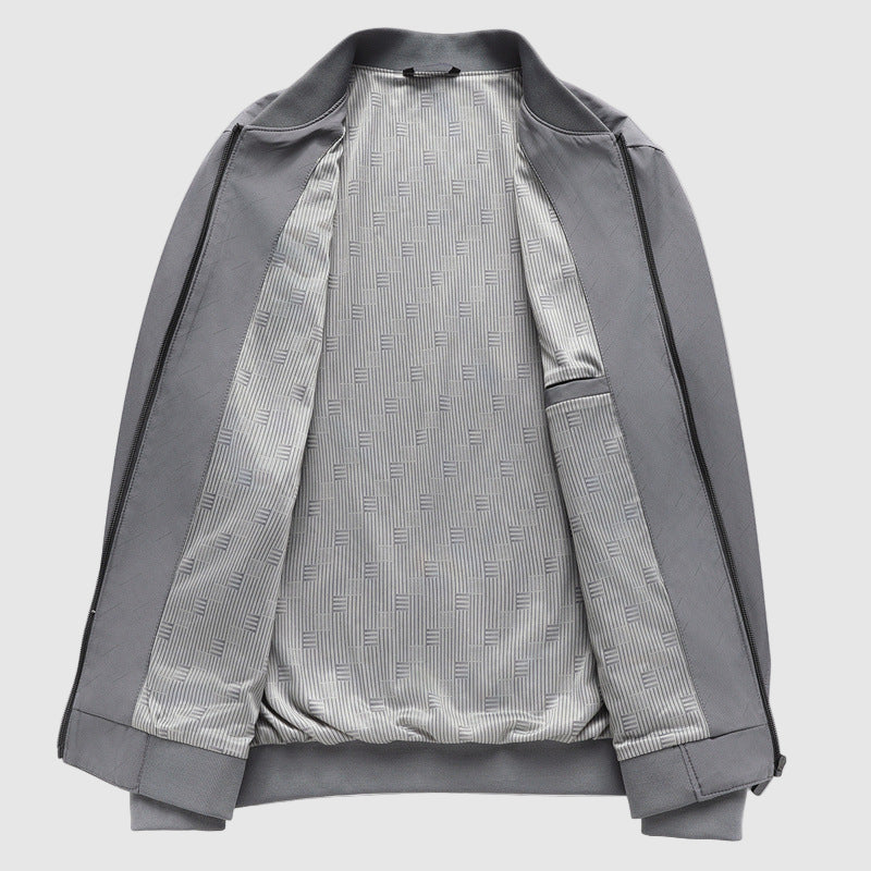 Steel Aura Bomber Jacket by James Scott