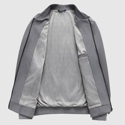 Steel Aura Bomber Jacket by James Scott