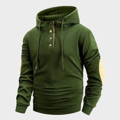 Streetform Textured ButtonUp Hoodie