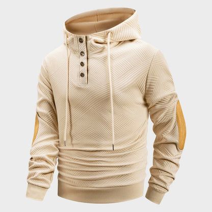 Streetform Textured ButtonUp Hoodie