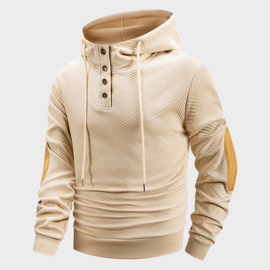 Streetform Textured ButtonUp Hoodie