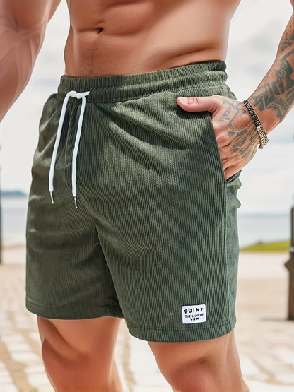 Summer Beach Corduroy Shorts