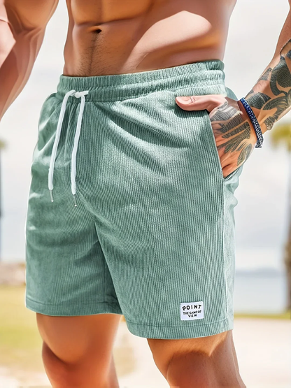 Summer Beach Corduroy Shorts