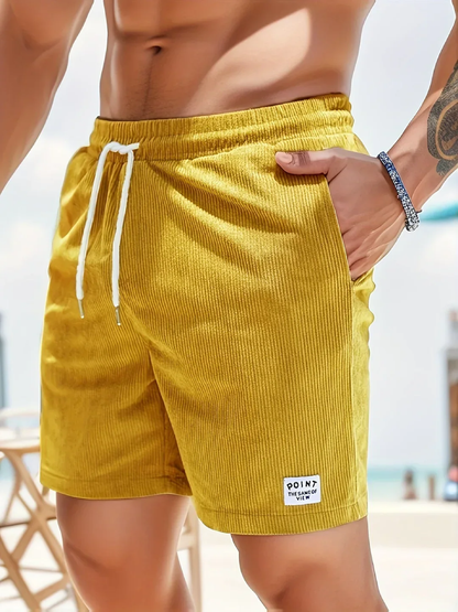 Summer Beach Corduroy Shorts