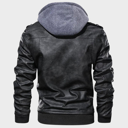 Titan Windshield Biker Leather Jacket