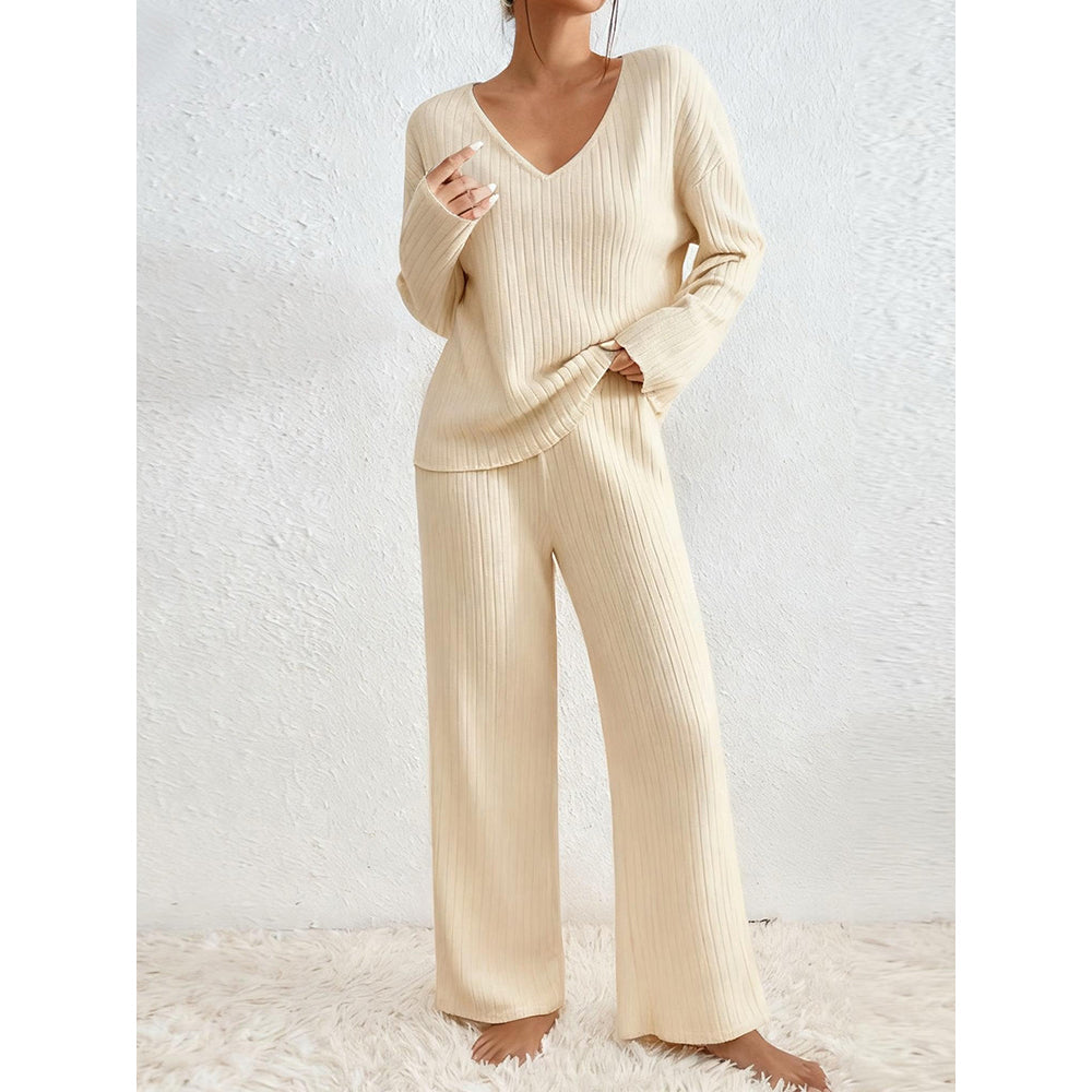 Ultra Soft Ribbed Women Lounge Set