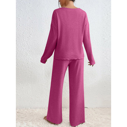 Ultra Soft Ribbed Women Lounge Set