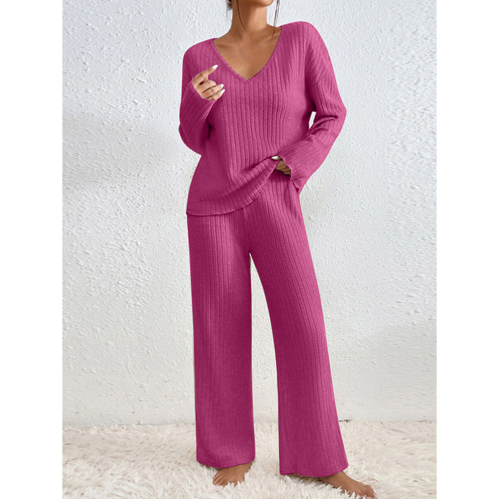 Ultra Soft Ribbed Women Lounge Set