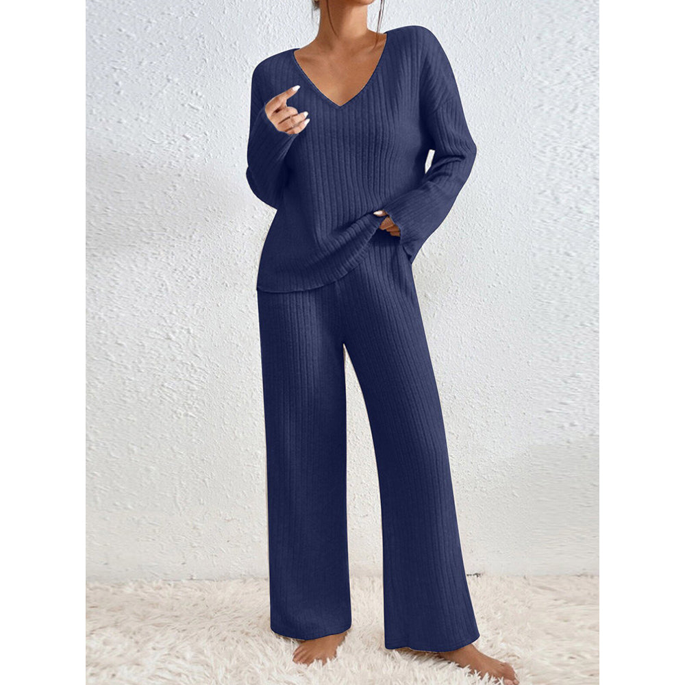 Ultra Soft Ribbed Women Lounge Set