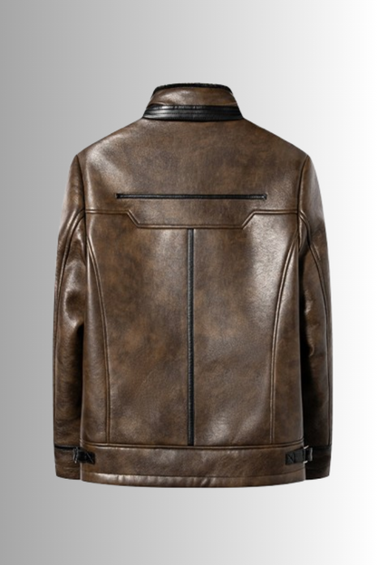 Jack Washington Velvet Leather Jacket