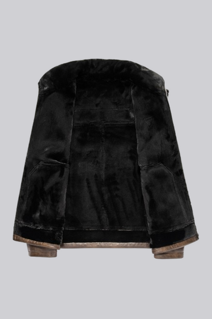 Jack Washington Velvet Leather Jacket