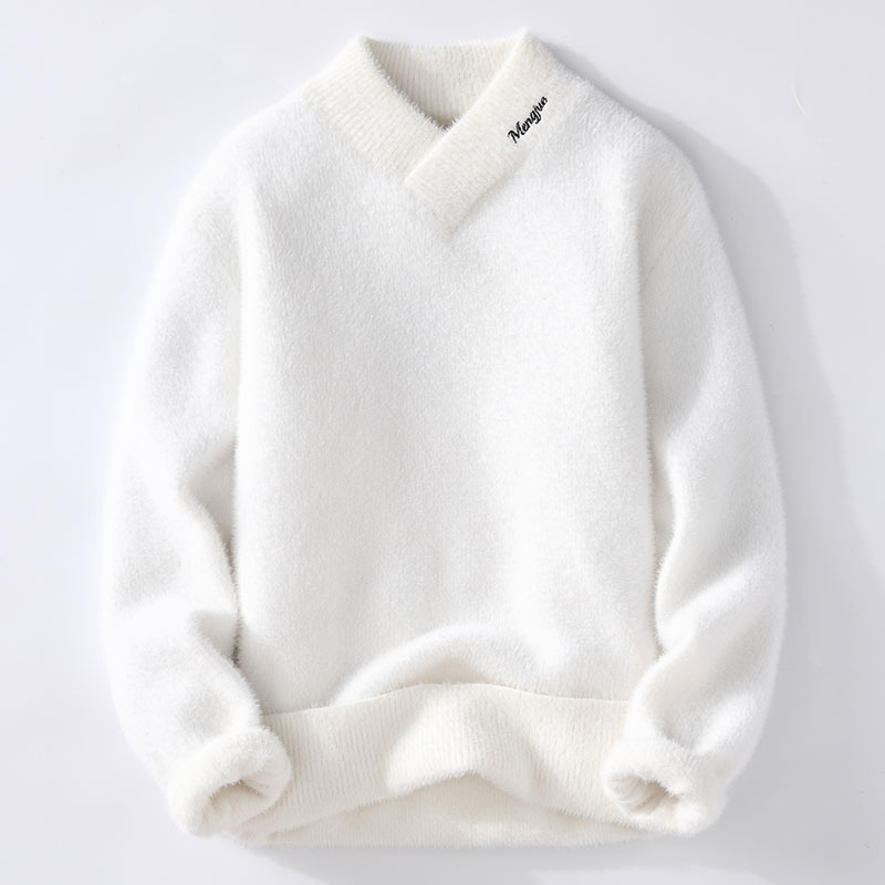 Ben Smith V-neck Wool Sweater