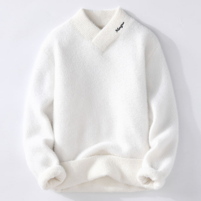 Ben Smith V-neck Wool Sweater