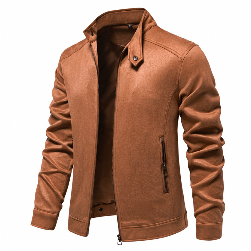 James Scott Suede Leather Jacket