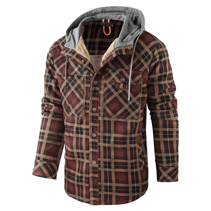 Jack Washington Hooded Lumber Jacket