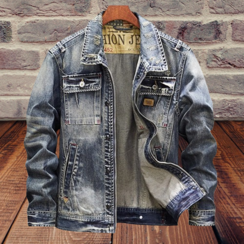 Jack Washington Motorcycle Denim Jacket