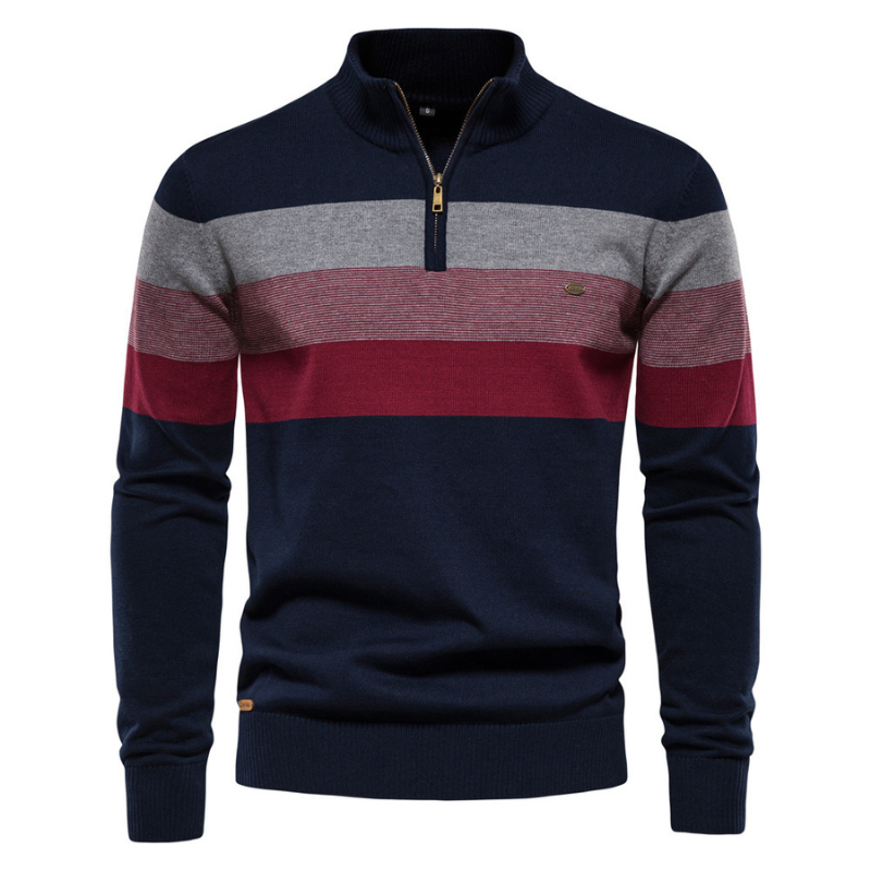 Ben Smith Turtleneck Striped Sweater