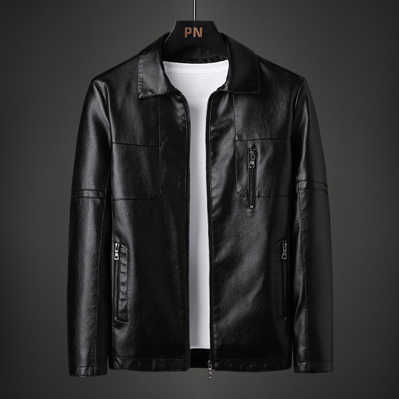 black leather jacket for men 