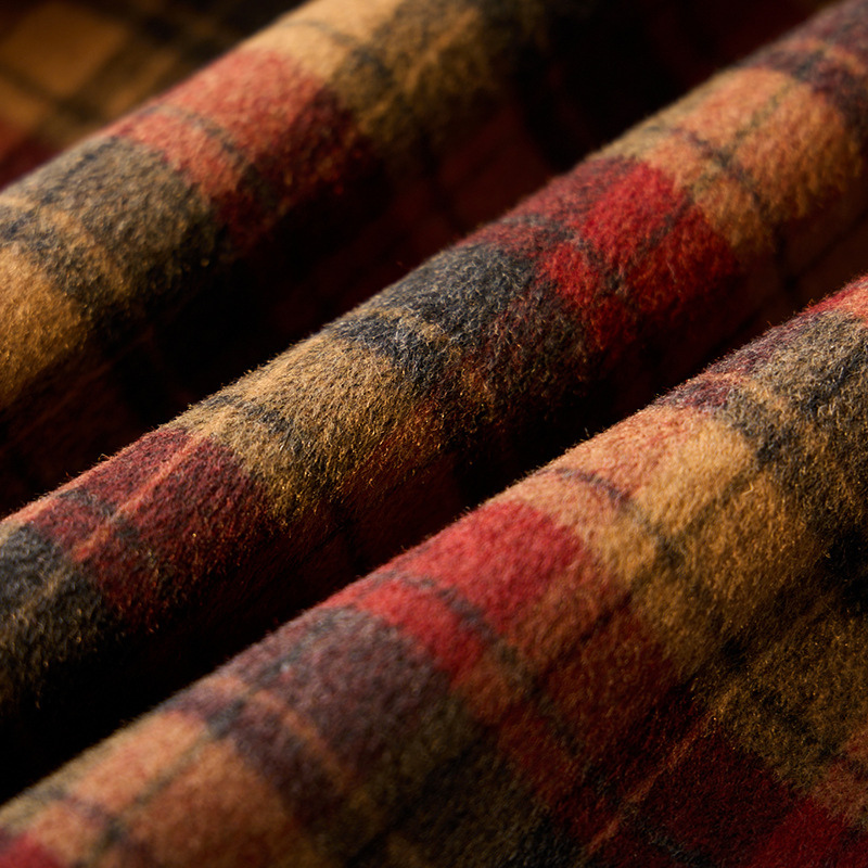 Ben Smith Plaid Wool Coat