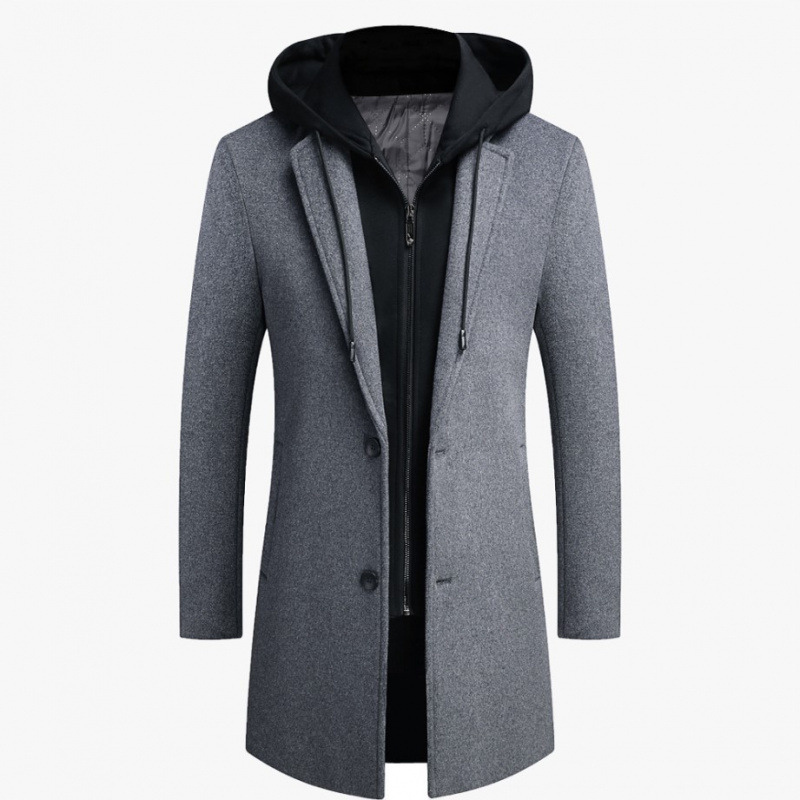 Jack Washington Hooded Wool Coat