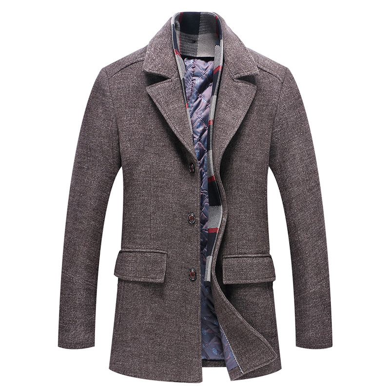 Jack Washington Wool Tweed Coat