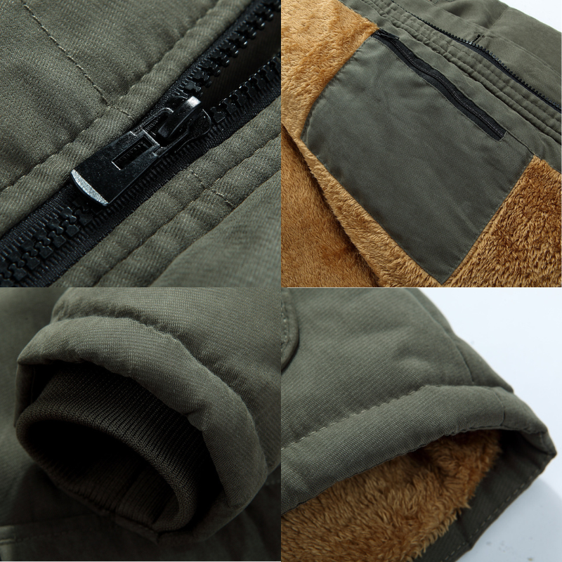 Jack Washington Multi-Pocket Hooded Winter Jacket