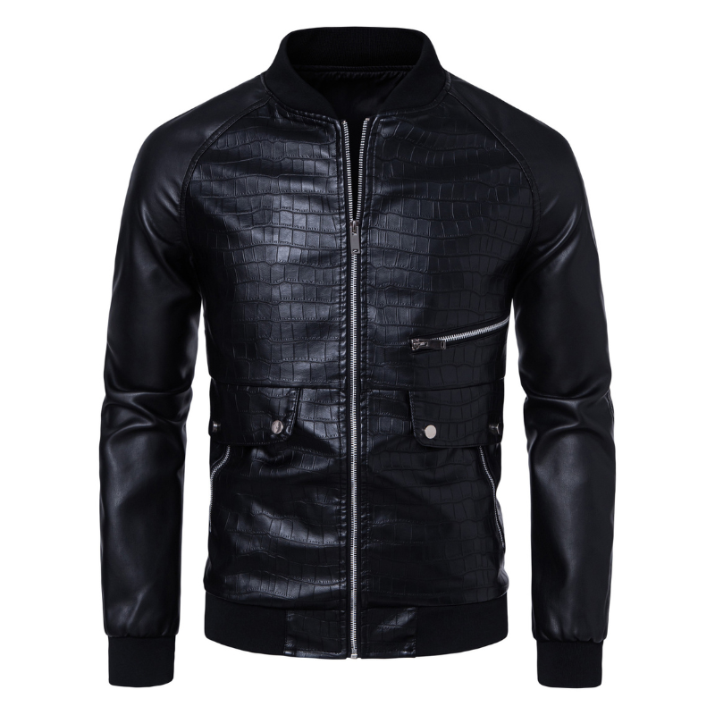 Frank Hardy Retro Leather Jacket